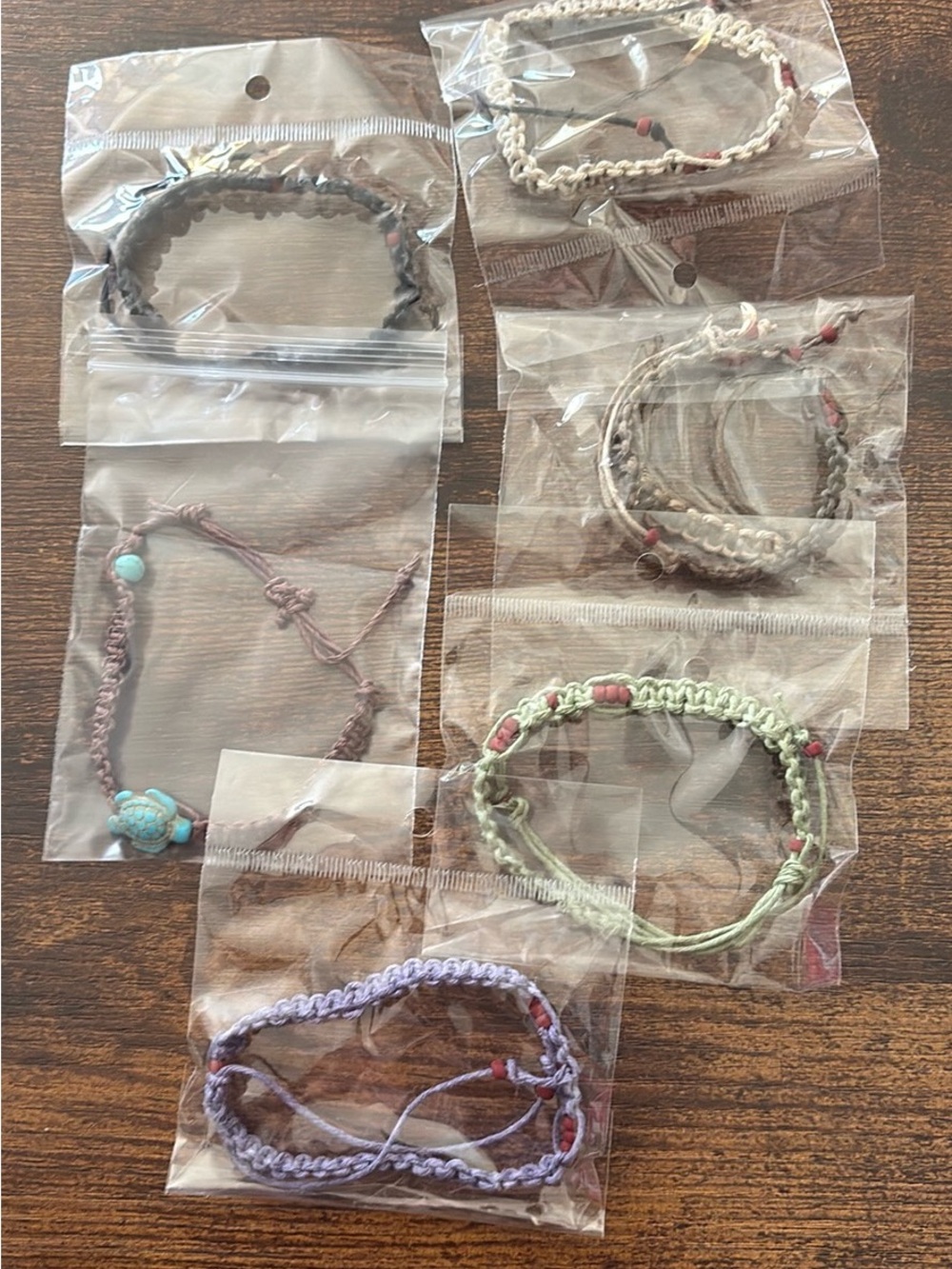 Hemp Turtle bracelet with mixed Multi Pack